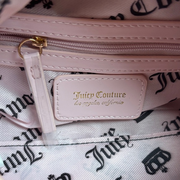 NWT JUICY COUTURE EXCLUSIVE LOVE LETTER HEART MINI BARREL CROSSBODY BAG PINK - Picture 9 of 9